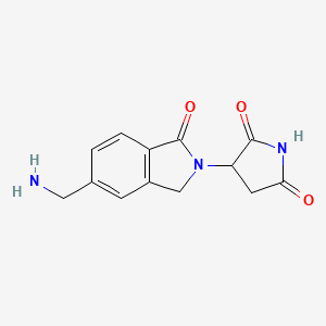 3-(5-(Aminomethyl)-1-oxoisoindolin-2-yl)pyrrolidine-2,5-dione