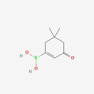 molecular formula C8H13BO3 B13454961 (5,5-Dimethyl-3-oxocyclohex-1-en-1-yl)boronic acid 