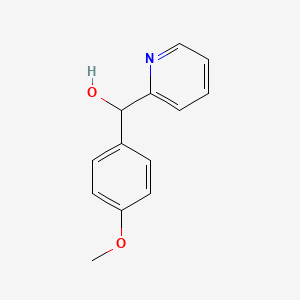 molecular formula C13H13NO2 B1345503 4-甲氧基-α-吡啶基苄醇 CAS No. 27805-39-6