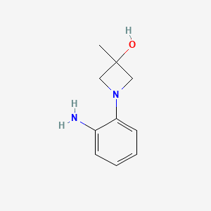 1-(2-Aminophenyl)-3-methylazetidin-3-ol