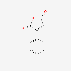 molecular formula C10H6O3 B1345504 3-苯基呋喃-2,5-二酮 CAS No. 36122-35-7