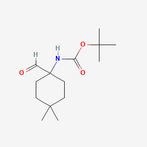 tert-butyl N-(1-formyl-4,4-dimethylcyclohexyl)carbamate