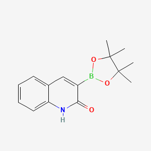 3-(Tetramethyl-1,3,2-dioxaborolan-2-yl)quinolin-2-ol