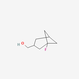 {1-Fluorobicyclo[3.1.1]heptan-3-yl}methanol