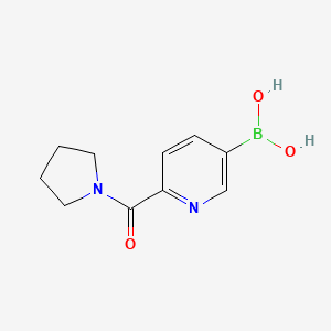 (6-(Pyrrolidine-1-carbonyl)pyridin-3-yl)boronic acid