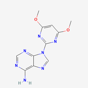 9-(4,6-dimethoxypyrimidin-2-yl)-9H-purin-6-amine