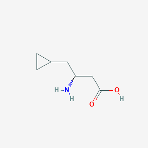 (3R)-3-amino-4-cyclopropylbutanoic acid