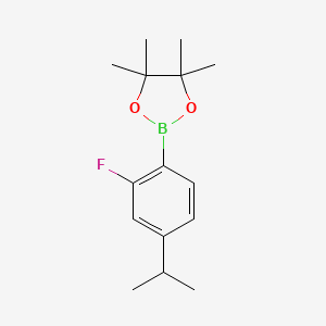 2-(2-Fluoro-4-isopropylphenyl)-4,4,5,5-tetramethyl-1,3,2-dioxaborolane