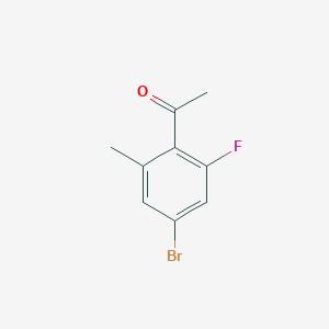 1-(4-Bromo-2-fluoro-6-methylphenyl)ethanone