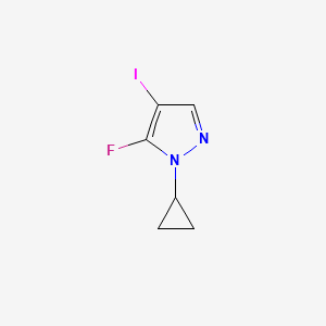 1-cyclopropyl-5-fluoro-4-iodo-1H-pyrazole