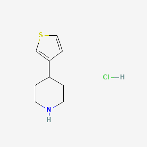 molecular formula C9H14ClNS B13455194 4-(3-Thienyl)piperidine hydrochloride 