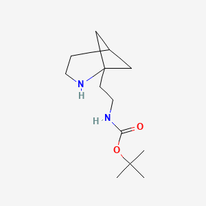 tert-butyl N-(2-{2-azabicyclo[3.1.1]heptan-1-yl}ethyl)carbamate