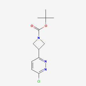 Tert-butyl 3-(6-chloropyridazin-3-yl)azetidine-1-carboxylate