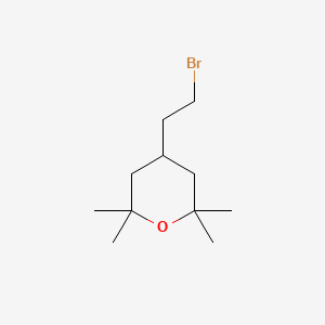 4-(2-Bromoethyl)-2,2,6,6-tetramethyloxane