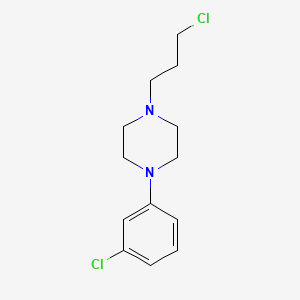 molecular formula C13H18Cl2N2 B1345525 1-(3-Clorofenil)-4-(3-cloropropil)piperazina CAS No. 39577-43-0