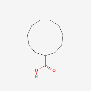 molecular formula C12H22O2 B1345528 环十一烷羧酸 CAS No. 831-67-4