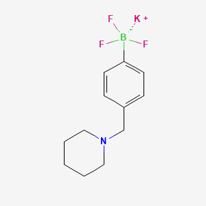 Potassium trifluoro(4-(piperidin-1-ylmethyl)phenyl)borate