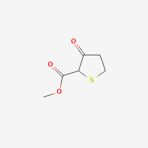 molecular formula C6H8O3S B1345531 3-氧代四氢噻吩-2-甲酸甲酯 CAS No. 2689-69-2