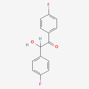 molecular formula C14H10F2O2 B1345534 1,2-双(4-氟苯基)-2-羟基乙酮 CAS No. 53458-16-5