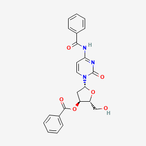molecular formula C23H21N3O6 B1345535 N-Benzoyl-2'-deoxycytidine 3'-benzoate CAS No. 51549-49-6