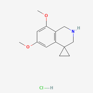 6',8'-dimethoxy-2',3'-dihydro-1'H-spiro[cyclopropane-1,4'-isoquinoline] hydrochloride