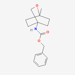 benzyl N-{1-methyl-2-oxabicyclo[2.2.2]octan-4-yl}carbamate