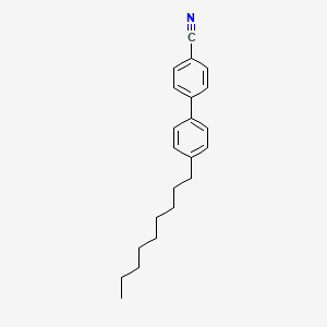 molecular formula C22H27N B1345540 [1,1'-联苯]-4-腈, 4'-壬基- CAS No. 52709-85-0