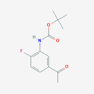 Tert-butyl (5-acetyl-2-fluorophenyl)carbamate