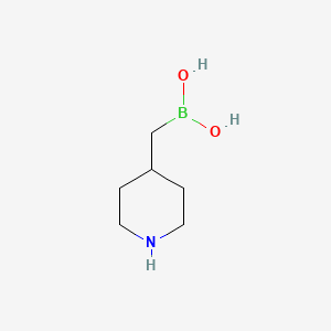 (Piperidin-4-ylmethyl)boronic acid