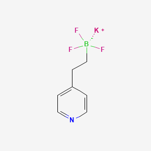 Potassium trifluoro[2-(pyridin-4-YL)ethyl]boranuide