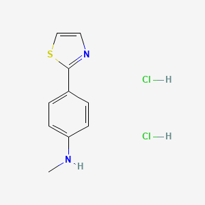 N-methyl-4-(1,3-thiazol-2-yl)aniline dihydrochloride