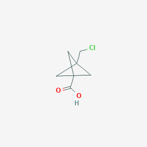 3-(Chloromethyl)bicyclo[1.1.1]pentane-1-carboxylic acid