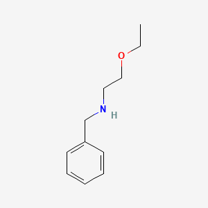 molecular formula C11H17NO B1345546 N-(2-乙氧基乙基)苯甲胺 CAS No. 67411-38-5
