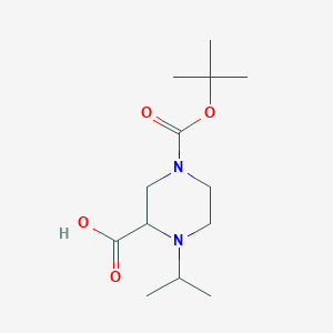 4-(Tert-butoxycarbonyl)-1-isopropylpiperazine-2-carboxylic acid