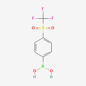 (4-Trifluoromethanesulfonylphenyl)boronic acid