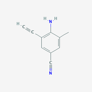 4-Amino-3-ethynyl-5-methylbenzonitrile