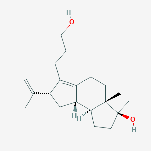 molecular formula C20H32O2 B134555 4a,17-Dimethyl-A-homo-B,19-dinor-3,4-secoandrost-9-ene-3,17-diol CAS No. 145458-99-7
