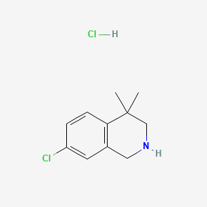 7-Chloro-4,4-dimethyl-1,2,3,4-tetrahydroisoquinolinehydrochloride