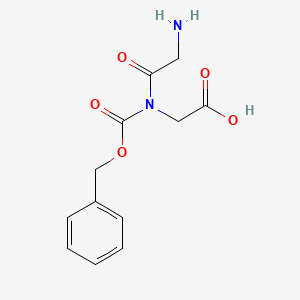 molecular formula C12H14N2O5 B13455502 Glycyl-N-[(benzyloxy)carbonyl]glycine CAS No. 732921-87-8