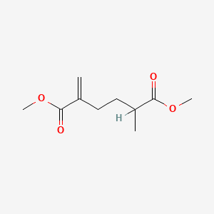 molecular formula C10H16O4 B1345556 2-甲基-5-亚甲基己二酸二甲酯 CAS No. 4513-62-6