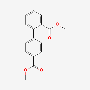 molecular formula C16H14O4 B1345563 Dimethyl [1,1'-biphenyl]-2,4'-dicarboxylate CAS No. 55676-77-2