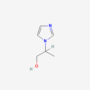 molecular formula C6H10N2O B1345567 2-(1h-Imidazol-1-yl)propan-1-ol CAS No. 68132-83-2