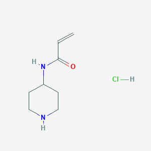 N-(piperidin-4-yl)prop-2-enamide hydrochloride