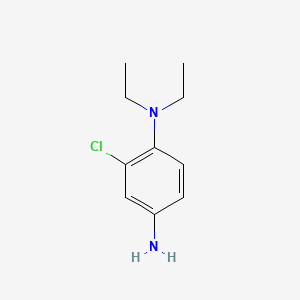molecular formula C10H15ClN2 B1345569 1,4-Benzenediamine, 2-chloro-N1,N1-diethyl- CAS No. 68155-76-0