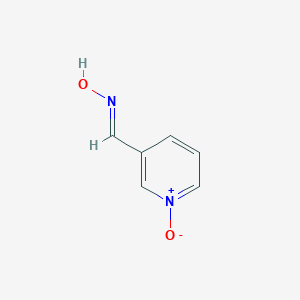 molecular formula C6H6N2O2 B134557 (NE)-N-[(1-oxidopyridin-1-ium-3-yl)methylidene]hydroxylamine CAS No. 144605-37-8