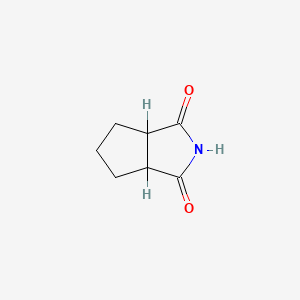 molecular formula C7H9NO2 B1345574 Tetrahydrocyclopenta[c]pyrrole-1,3(2h,3ah)-dione CAS No. 5763-44-0