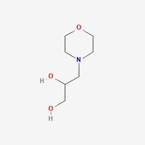 molecular formula C7H15NO3 B1345577 3-吗啉代-1,2-丙二醇 CAS No. 6425-32-7
