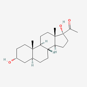 molecular formula C21H34O3 B1345581 3alpha,17-Dihydroxy-5alpha-pregnan-20-one CAS No. 6890-65-9