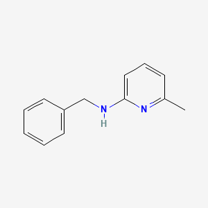 molecular formula C13H14N2 B1345586 N-苄基-6-甲基吡啶-2-胺 CAS No. 70644-47-2
