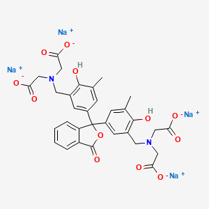 molecular formula C32H28N2Na4O12 B1345589 邻甲酚酞络合剂四钠盐 CAS No. 62698-54-8